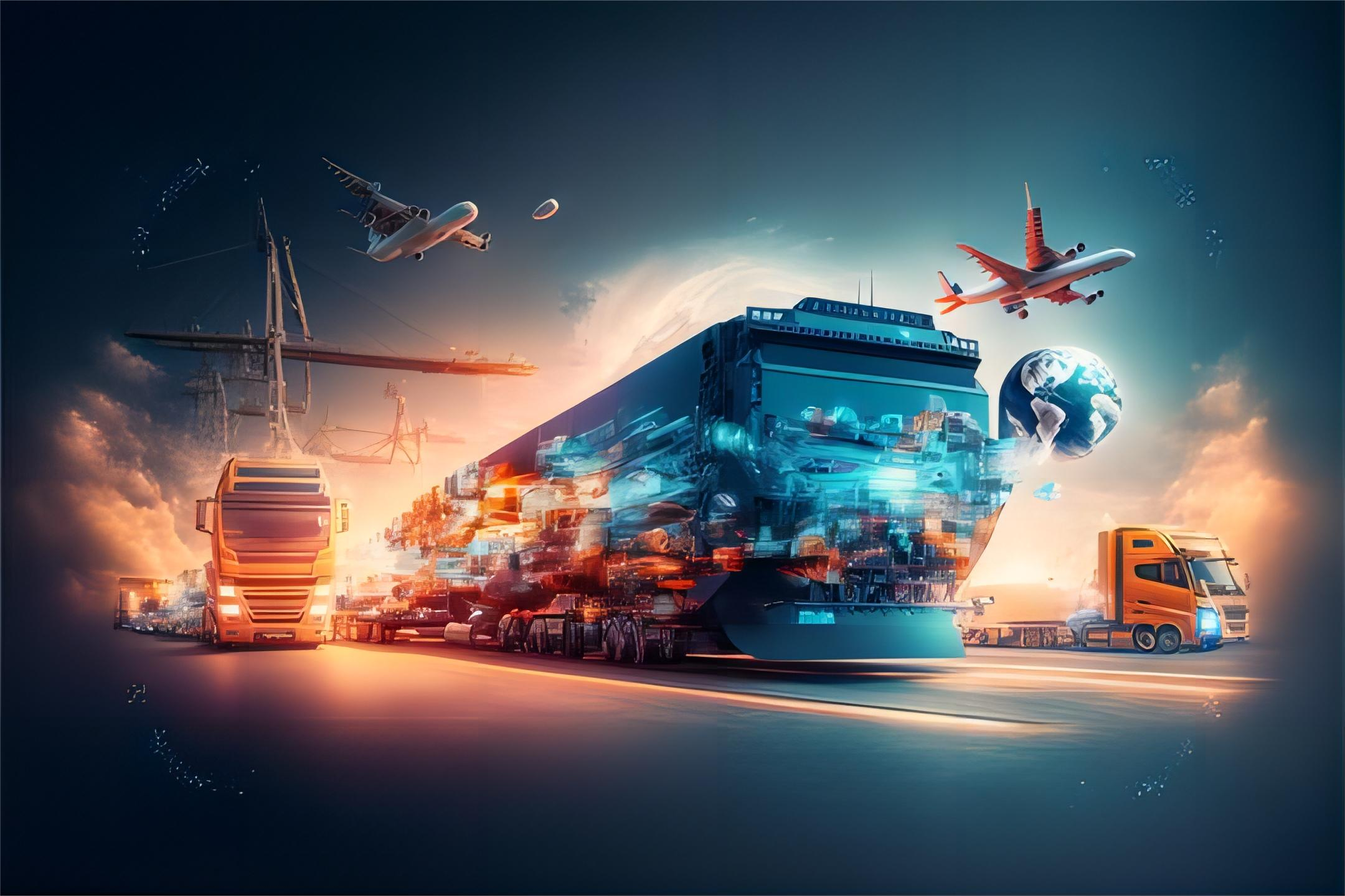 Freight shipping container logistics