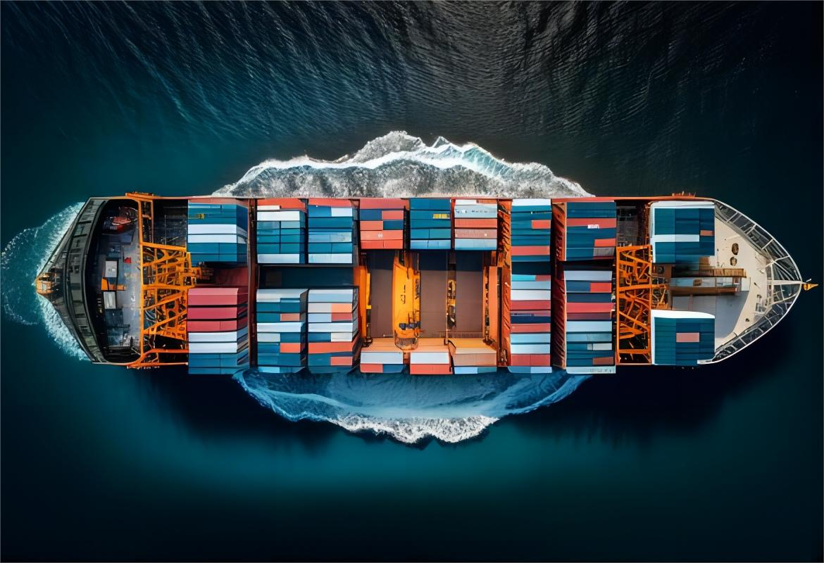 Global logistics network map