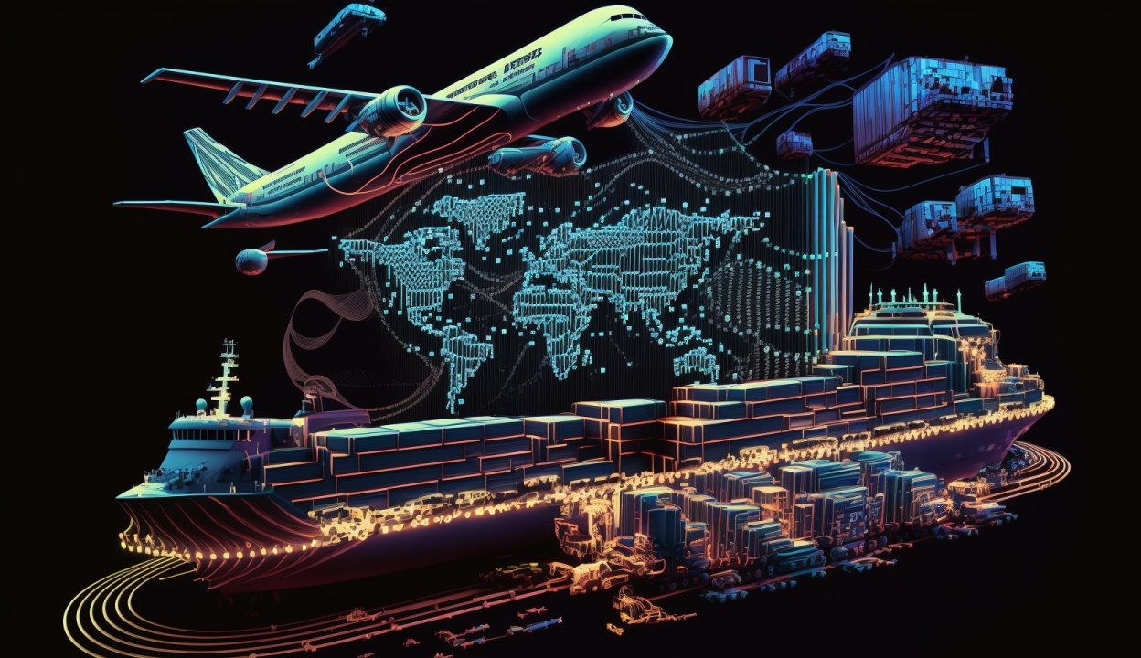 Modern warehouse operations and freight terminal