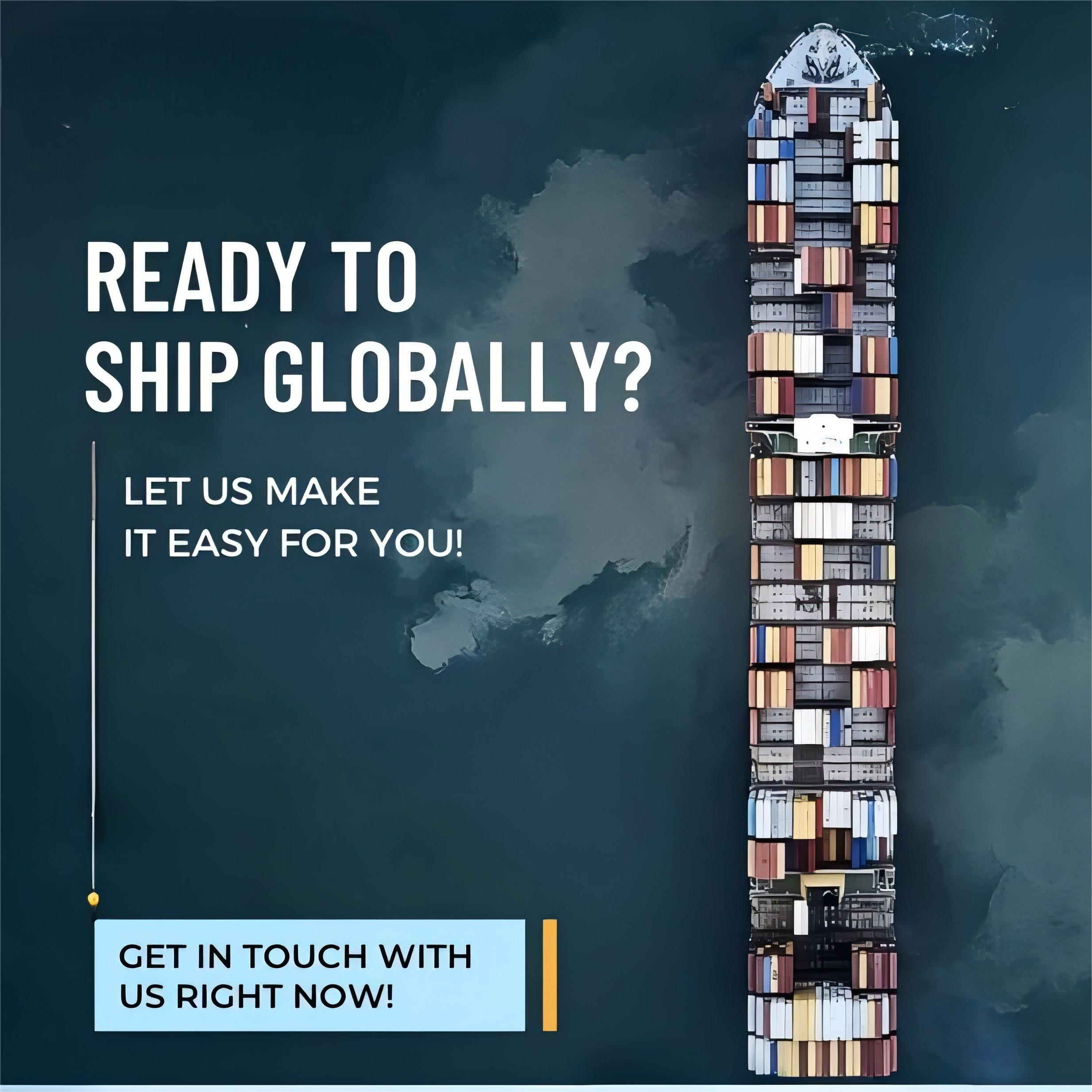Global logistics network map